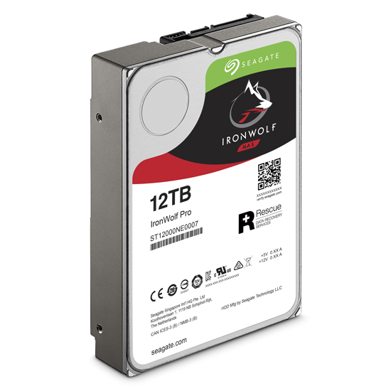 Disque dur Seagate IronWolf Pro à 12 To